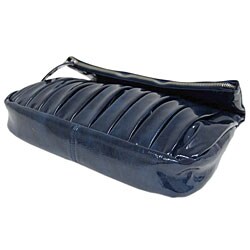 Chocolate New York Oversize Zippered Clutch