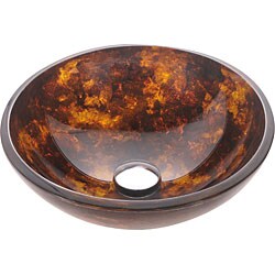 Kraus 14-inch Autumn Glass Vessel Sink