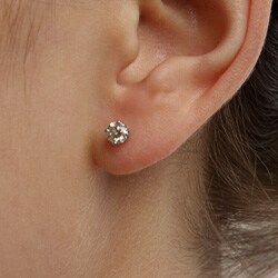 14k Gold 1/2ct TDW Round Value Diamond Studs (J-K, I2-I3)