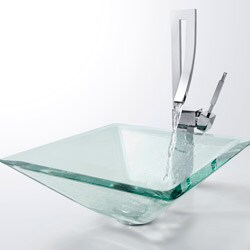 Kraus Millennium Vessel Filler Bathroom Faucet