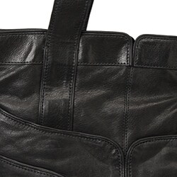 Andrew Marc Savannah Lambskin Leather Tote