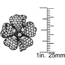 18k White Gold 4 1/3ct TDW Diamond Flower Earrings (F-G, SI2)