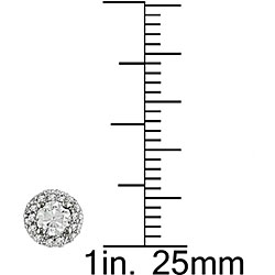 18k White Gold 5/8ct TDW Diamond Earrings (G-H-I, SI2)