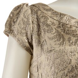 Necessary Objects Junior's Jacquard A-line Dress