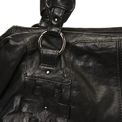 Andrew Marc Rebecca Lambskin Leather Satchel