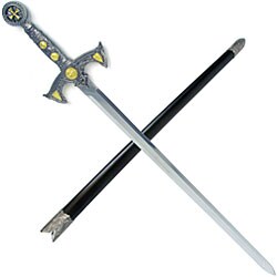 Knight's Templar 39-inch Sword with Hard Scabbard
