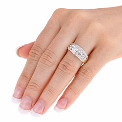 10k Yellow Gold 1ct TDW Diamond Band (K/L, I3)