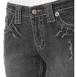 Yakum Junior's Embroidered 5-pocket Jeans