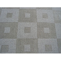 Indo Hand-tufted Grey Rug (8' x 10')