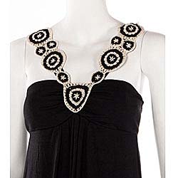 JFW Junior's Crochet Neck Dress