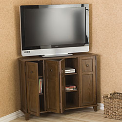 Oak Stained Windsor TV Console