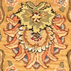 Handmade Persian Court Legends Ivory/ Taupe Wool and Silk Rug (2' x 3')