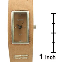Apropos By Jules Jurgensen Women's Tan Dial Watch