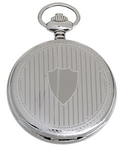 Solid Stainless Steel Pocket Watch