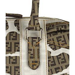 Fendi 'B Mix' Tobacco Zucca Large Tote
