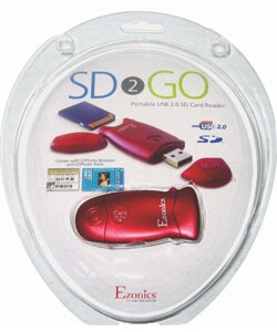 EZ SD2GO 2-in-1 USB 2.0 Portable SD/MMC Card