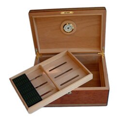 Brown High-gloss Cigar Humidor