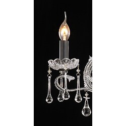 Clear Crystal 3-light Chandelier