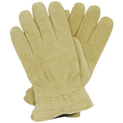 Isotoner Men's Fleece-lined Suede Leather Gloves