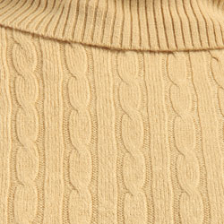 Bonnie and Bill Women's Cable Knit Turtleneck Sweater