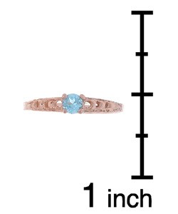 14k Gold Child's Birthstone Ring (Size 3)