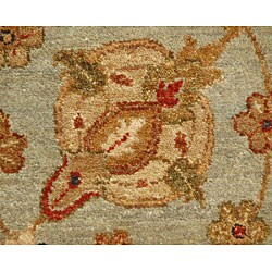 Hand-knotted Kolar Hand-spun Wool Rug (9' x 12')