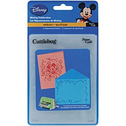 Cuttlebug 'Mickey Celebrates' A2 Embossing Cartridge Set