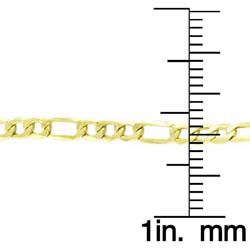 14k Yellow Gold 20-inch Figaro Chain