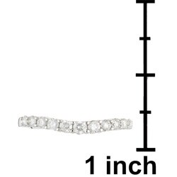 14k White Gold 1/2ct TDW Diamond Wedding Band (G-H, I1)