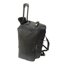 Piel 21-inch Top Grain Rolling Leather Satchel