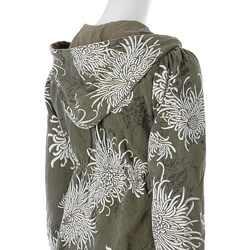 Lucky Brand Junior's Floral Print Zipper Hoodie