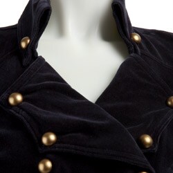 Voile Women's Military Velvet Blazer