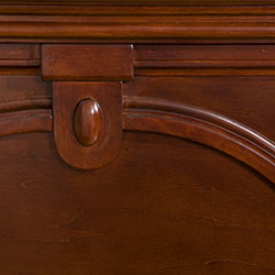Luxemburg Gel Fuel Bookcase Fireplace 