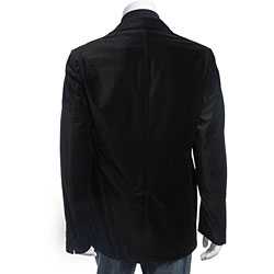 Ibiza Men's 2-button Soft Cotton Velvet Blazer
