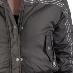 Cappuccino Brand Junior's Faux Fur Puff Jacket