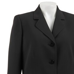 Evan Picone Women's Black 2-piece Suit