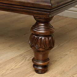 Button-tufted Fabric Cocktail Ottoman