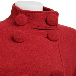 Citrine Women's Double-breasted Wool Coat