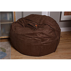 LoveSac 6-feet Brown Microsuede Bean Bag