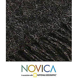 Andean Mist' Alpaca Wool Scarf (Peru)