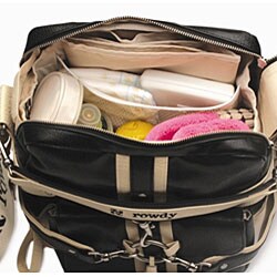 The Rocker Convertible Diaper Bag in Black