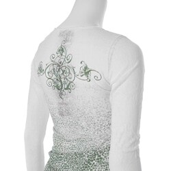 Everyday Brand Junior's Graphic Print Long-sleeve Top