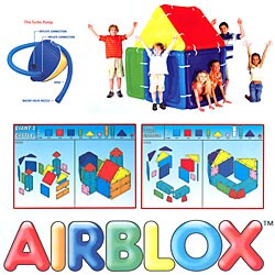 Airblox 20-piece Kids Blow-up Playhouse Set