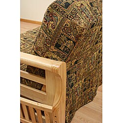 Full-size Bombay Skirted Futon Slipcover 