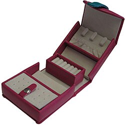 Pink and Turquoise Jewelry Box Purse
