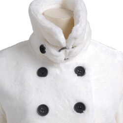 Dumonde Women's Faux Fur Peacoat