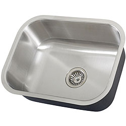 Ticor Stainless Steel 16-gauge Square Undermount Kitchen Sink