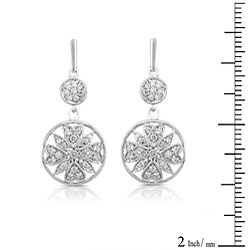 18k Gold 1/2ct TDW Round Diamond Earrings (H-I, SI)