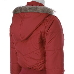 Everyday Brand Junior's Plush Trim Quilted Jacket