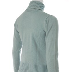 Barclay Square Women's Zip-front Turtleneck Cardigan